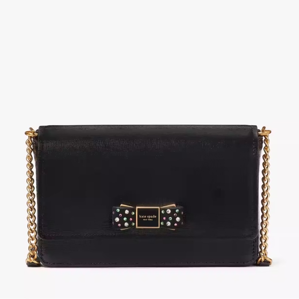 Kate Spade Morgan Bedazzled Flap Chain Wallet Crosdbody NWT/NIP 👜🎀